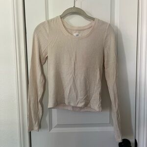 Classic ribbed crop long sleeve